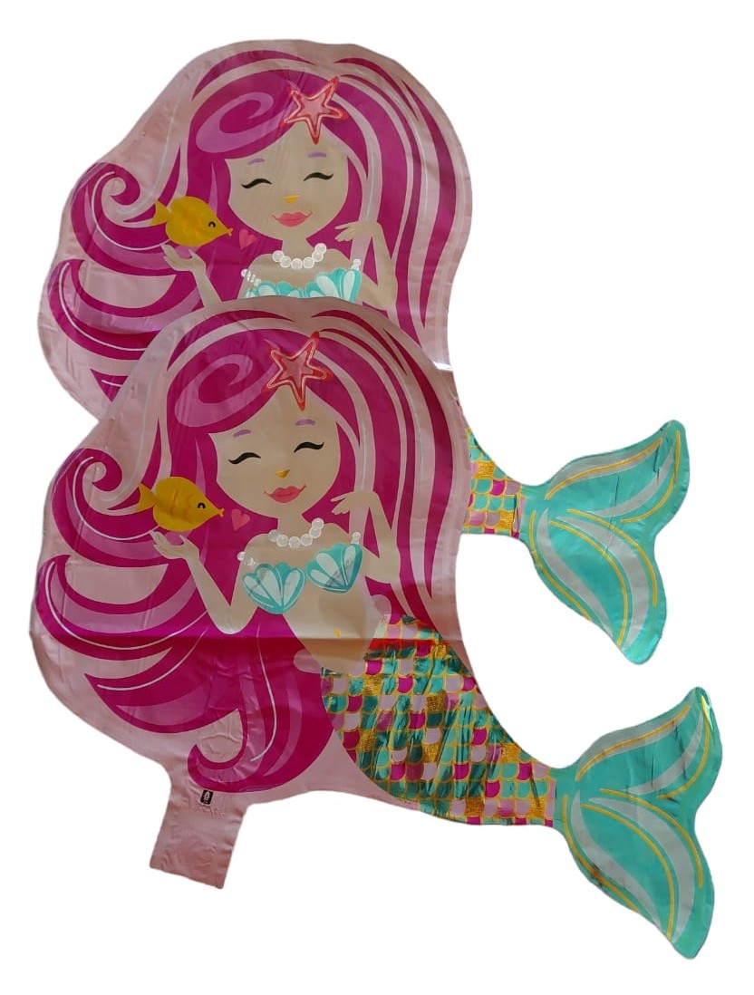 Mermaid Happy Birthday Balloon Party Pack - 42 Pieces - 3