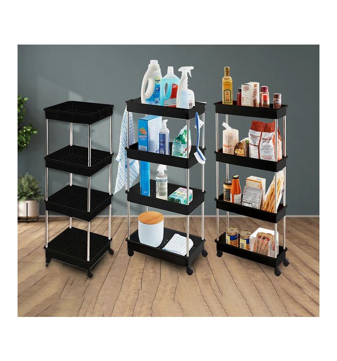 Space-Saving Multi-Purpose Shelves on Wheels - 10