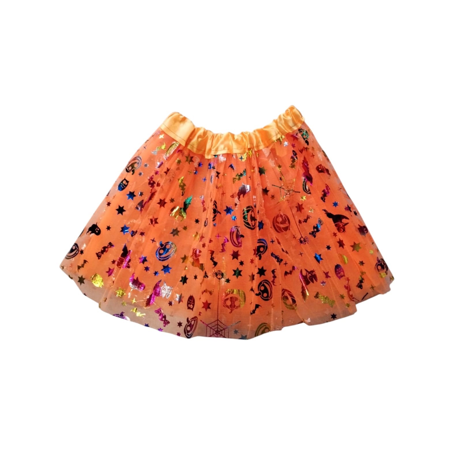 Spooktacular Orange Halloween Tutu & Wings Set — Includes a Mini Tub of Black Fairy Dust. - 3