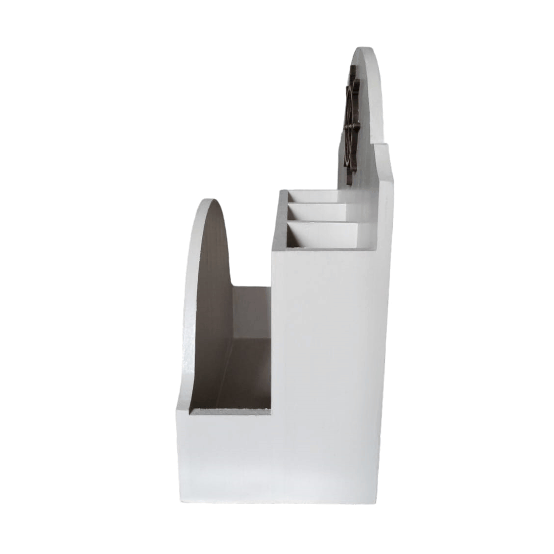 Wooden Two in One Serviette and Cutlery Holder - 3