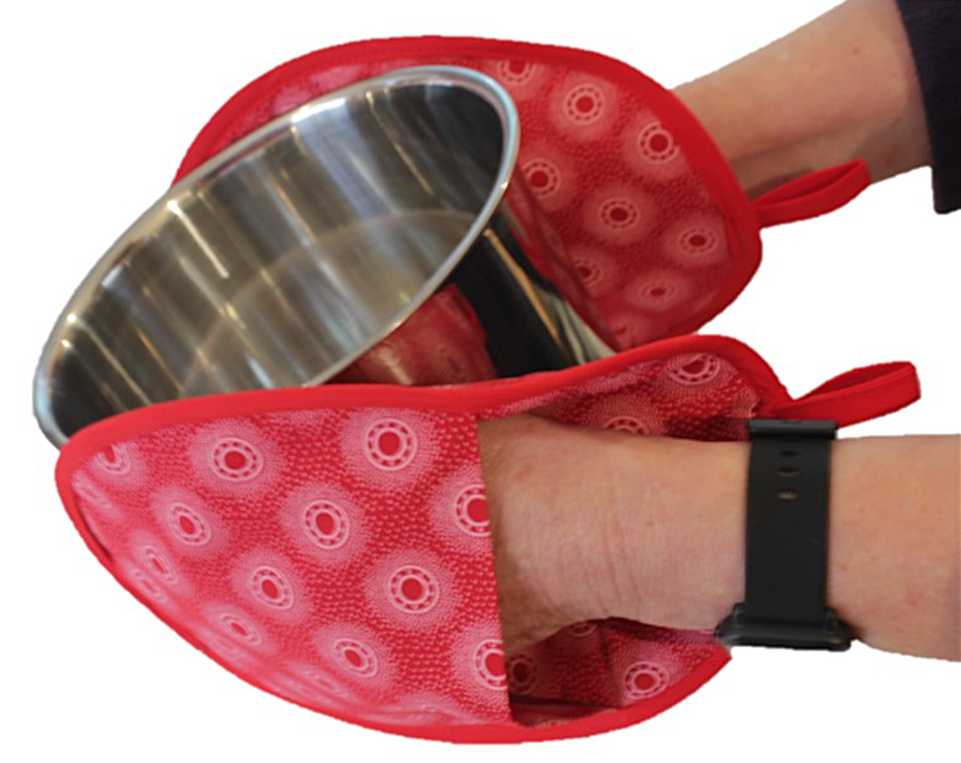 Oven Mitt / Hot Pot Holder with Heat Resistant Batting – Set of 2 - 2