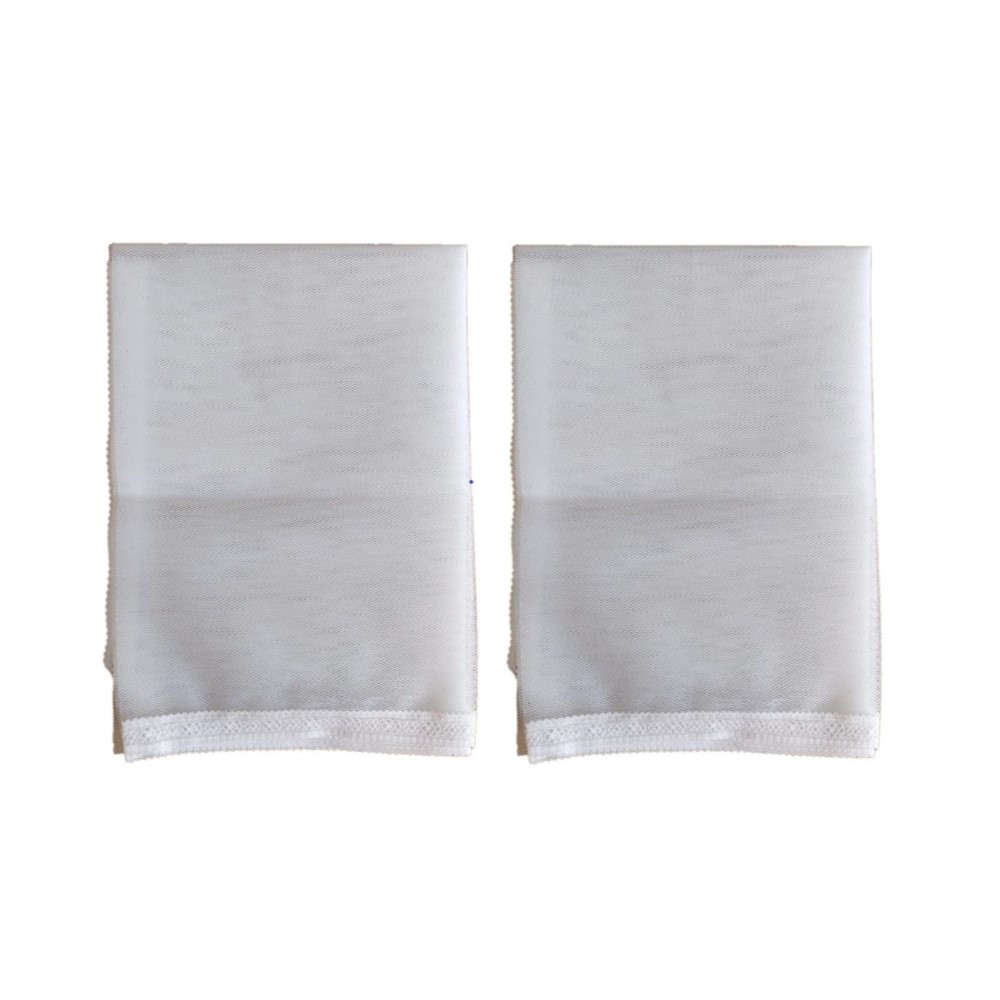 150 x 180 cm Handmade Food Net with Delicate Lace Border - Twin Pack - 2