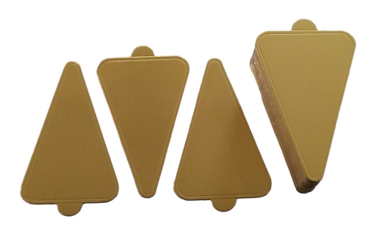 Gold Mini Cake Board Base – 50 Individual Servings - 3
